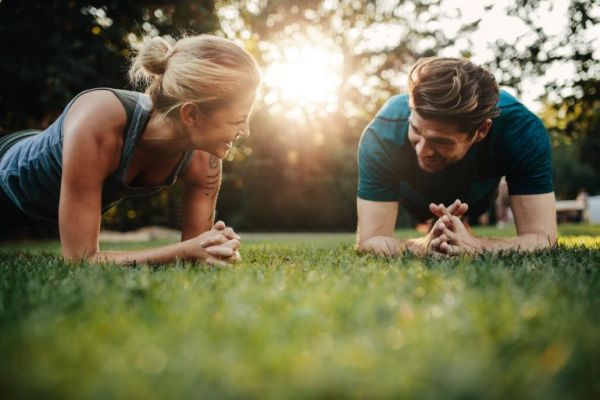 exercise with spouse